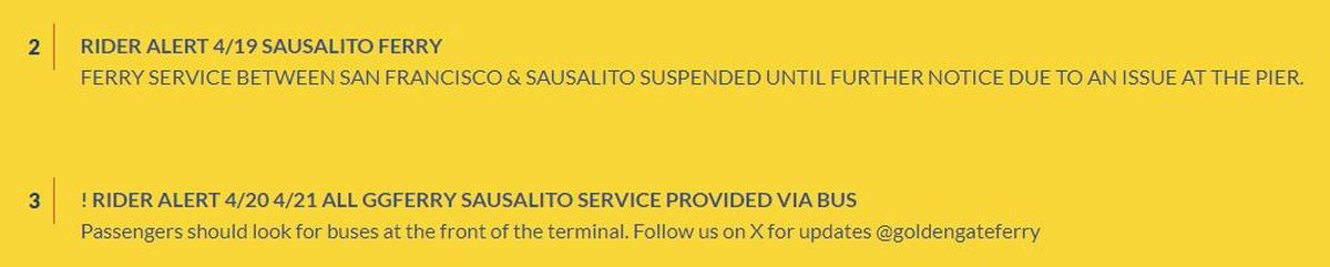 service suspended