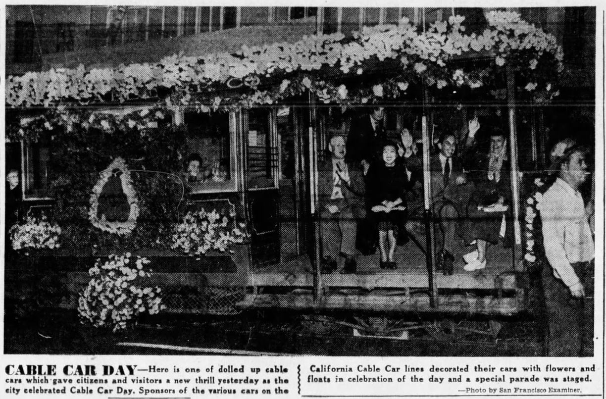 cable car day 1949/1