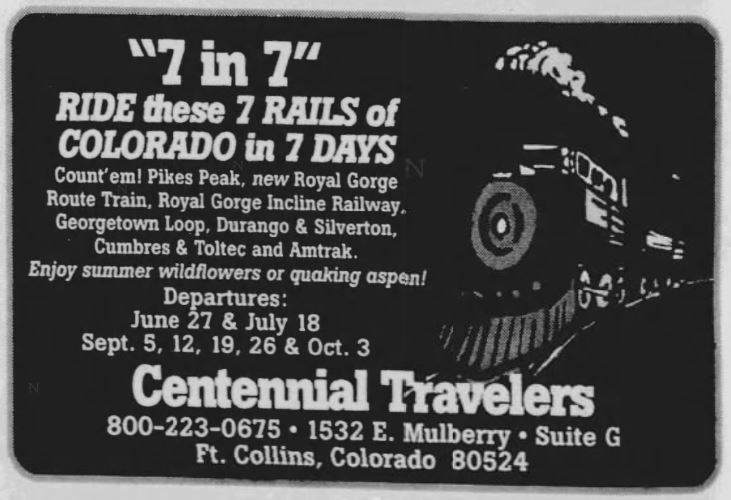 Colorado rail ad