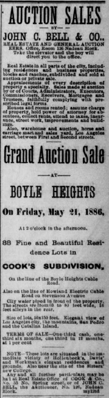 Boyle Heights real estate ad