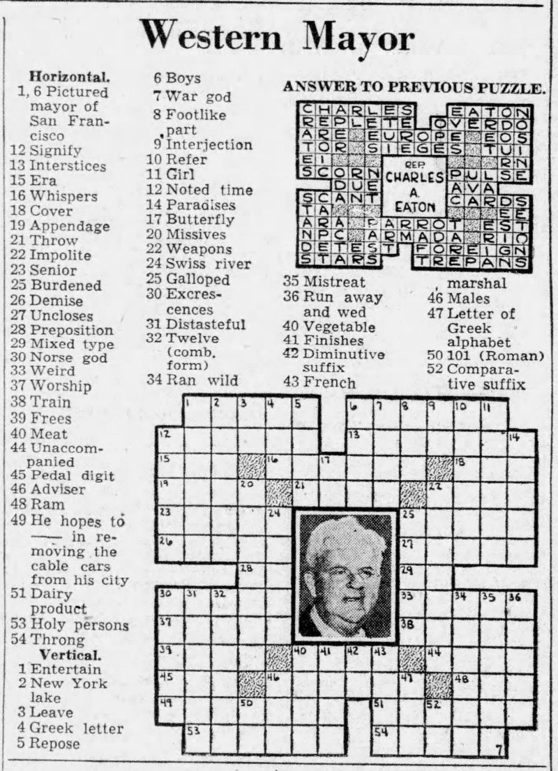 Lapham crossword puzzle