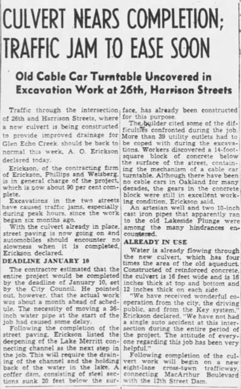 Oakland Consolidated Piedment relic