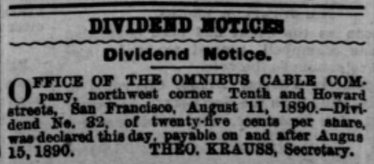 dividend notice
