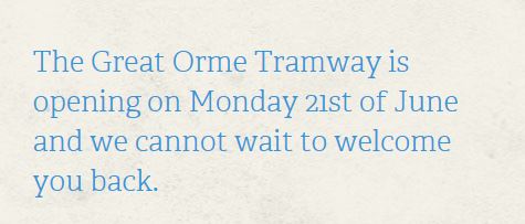 Great Orme Tramway Reopening