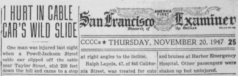 Powell Mason Accident