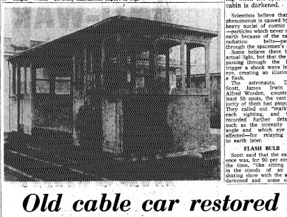 Roslyn tram restored