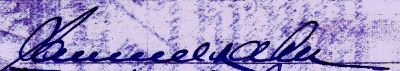 Samuel Kahn signature