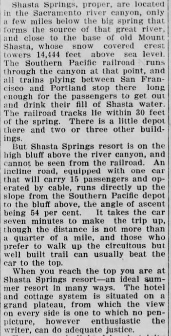 Shasta Springs
