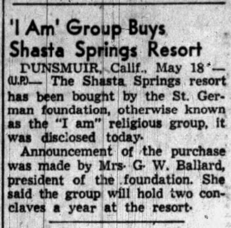 Shasta Springs Resort sold