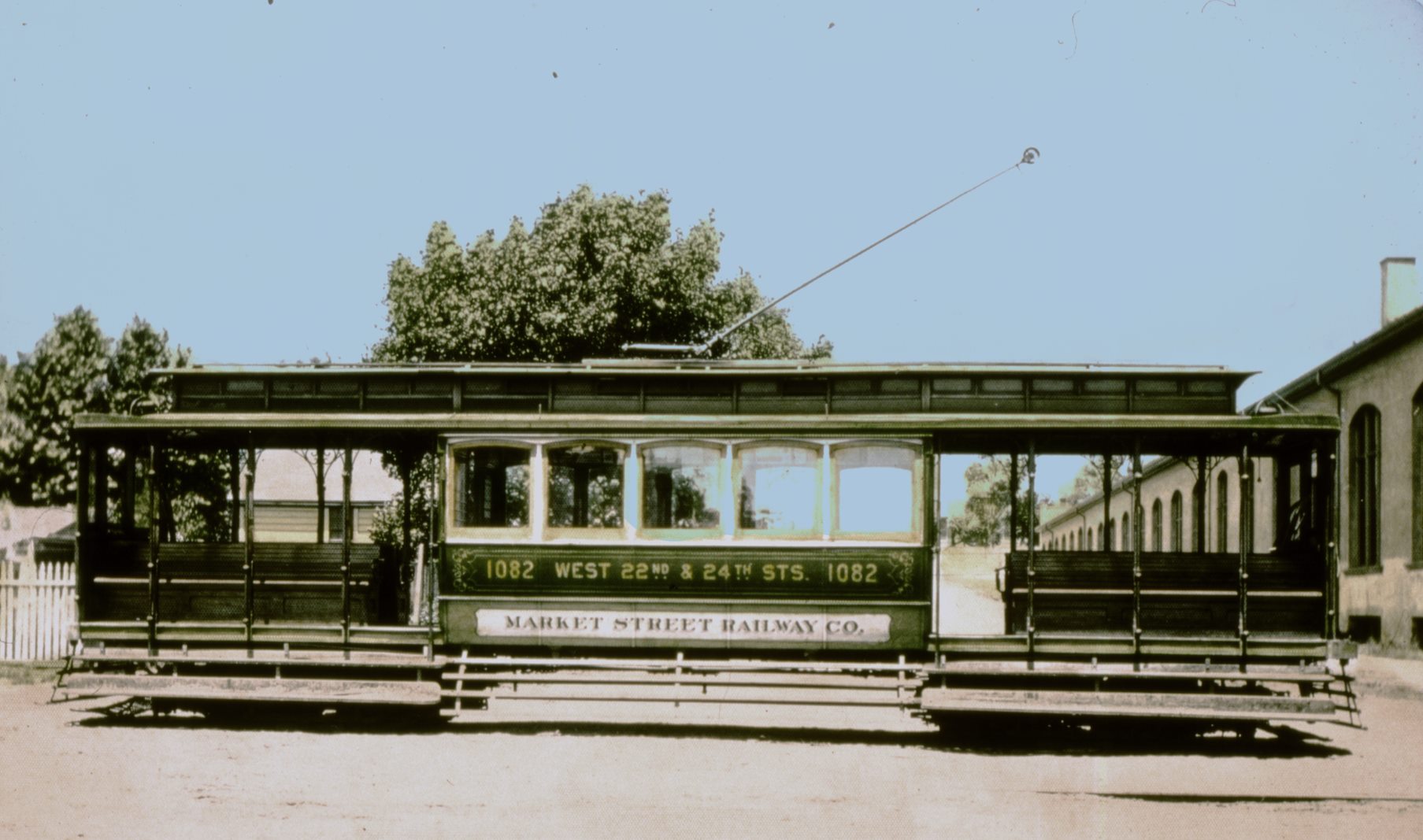 Car 1082 rebuilt from cable car