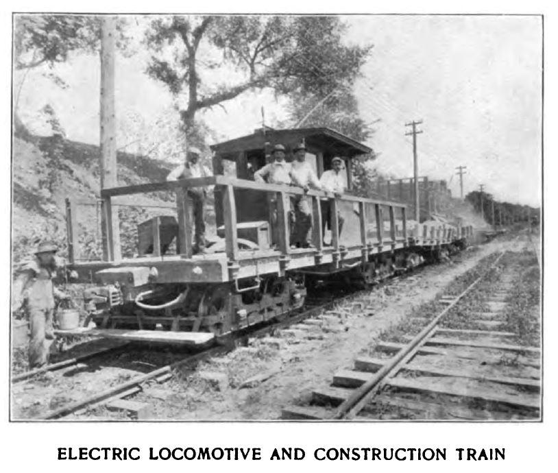 electric locomotive and train