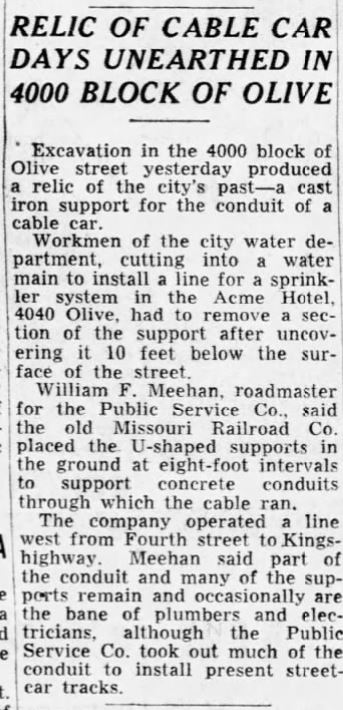 St Louis Missouri RR relic