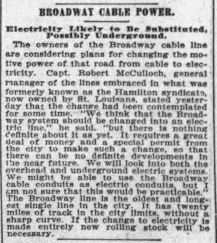 St Louis RR conversion