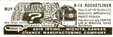 1960 Ottaway B-14 Rocketliner Ad