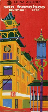 China Airlines SF map 1973