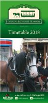 Douglas Bay Horse Tramway 2018 Timetable