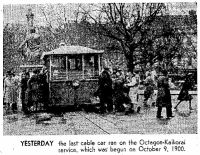 Last Kaikorai tram