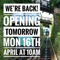 Lynton and Lynmouth Cliff Railway announcement