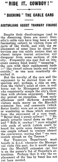 Maryhill Extension Tourism