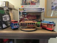 Toy Cable Cars on desk/1