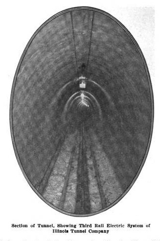 Section of tunnel