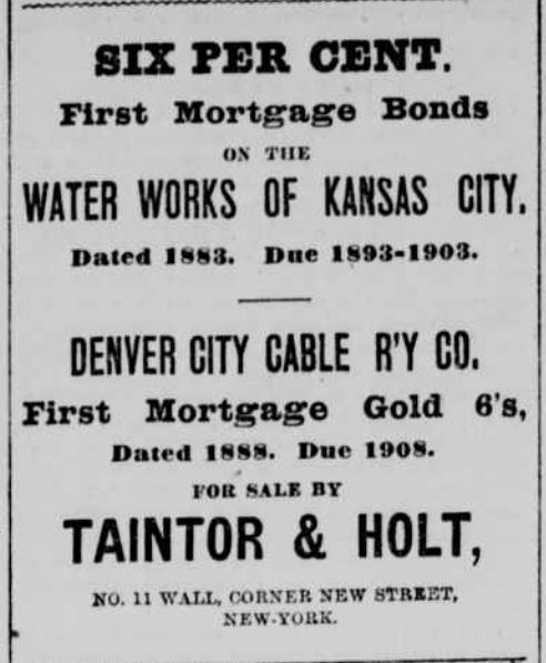 Denver City Cable Bonds