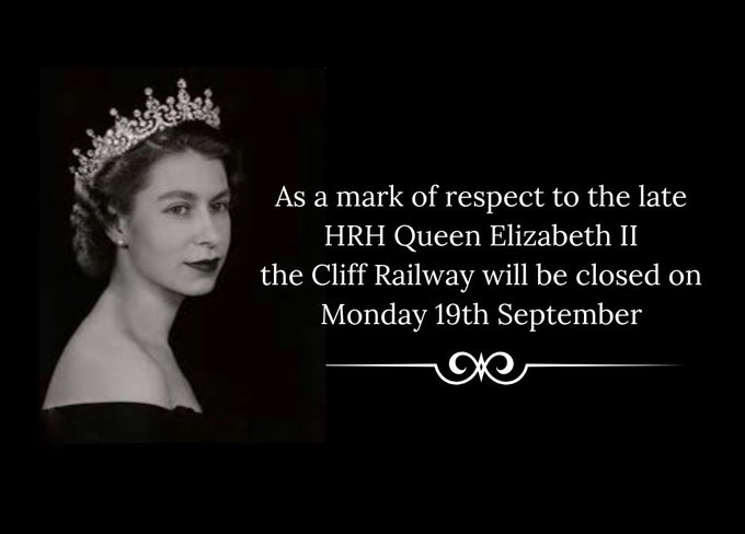 Lynton and Lynmouth Cliff Railway announcement