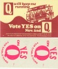 Yes on Q signs